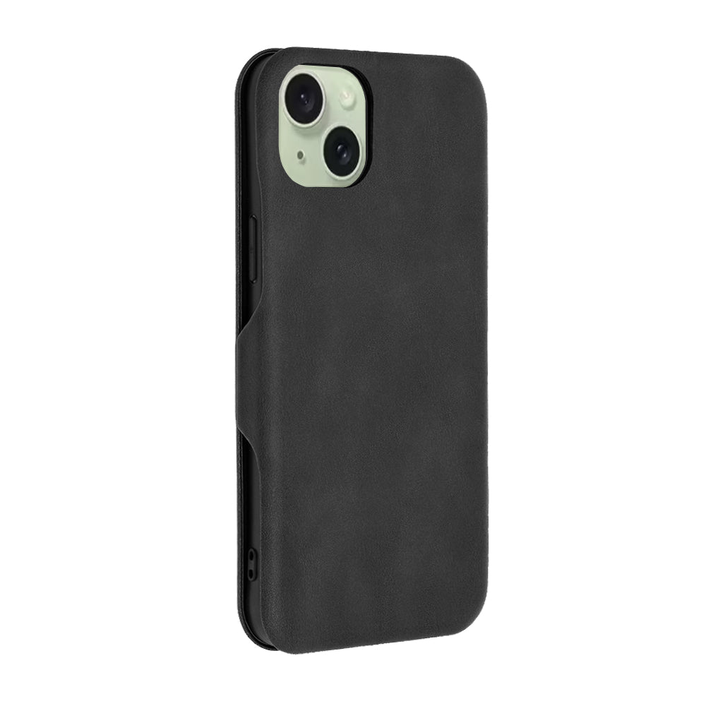 Funda para Apple iPhone 15 Plus, Techsuit, Safe Wallet Plus, Negra