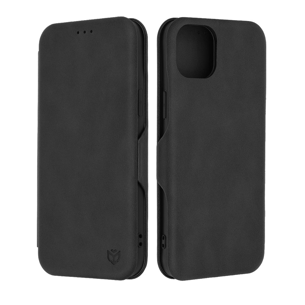 Funda para Apple iPhone 15 Plus, Techsuit, Safe Wallet Plus, Negra
