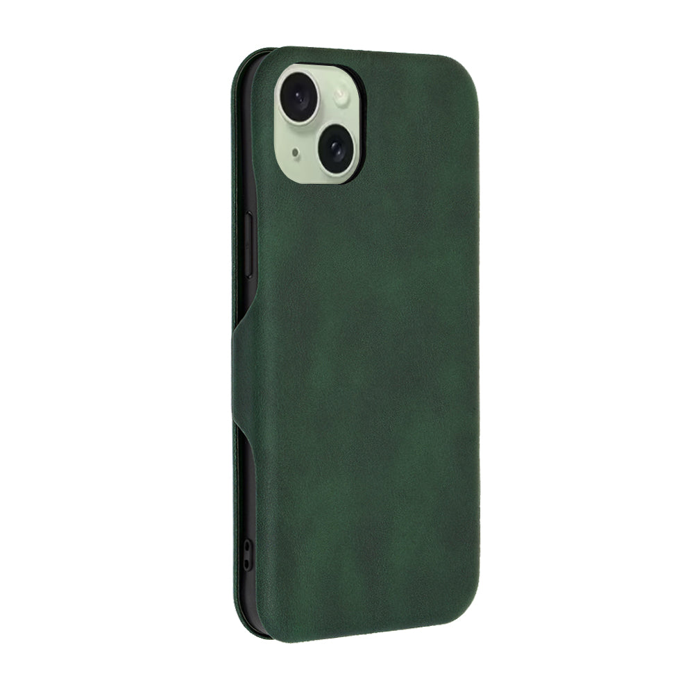 Funda para Apple iPhone 15 Plus, Techsuit, Safe Wallet Plus, Verde