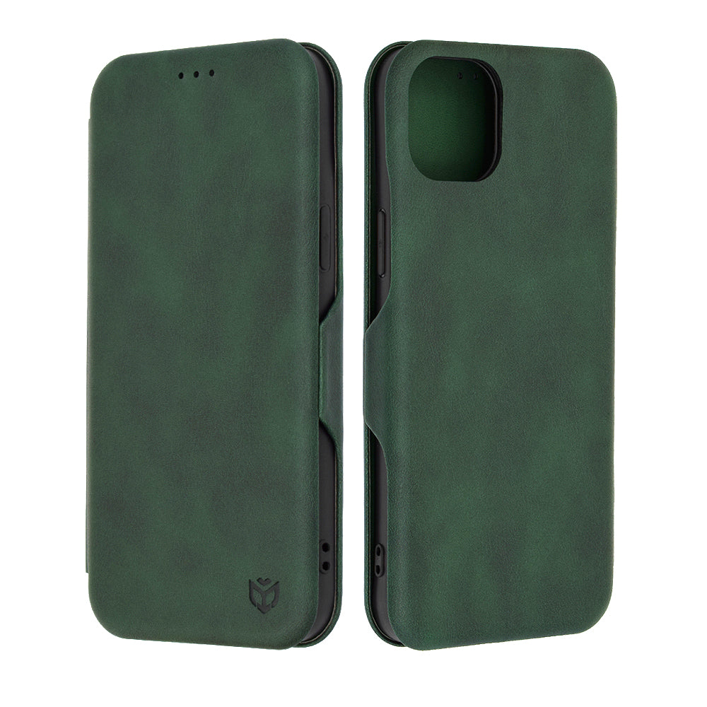 Funda para Apple iPhone 15 Plus, Techsuit, Safe Wallet Plus, Verde
