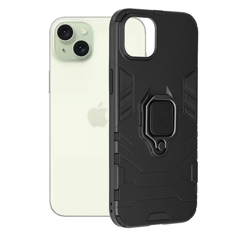 Funda para Apple iPhone 15 Plus, Techsuit, Shield, Negra