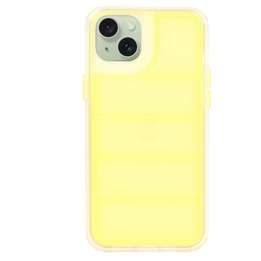 Funda para Apple iPhone 15 Plus, Techsuit, Wave Shield, Amarilla