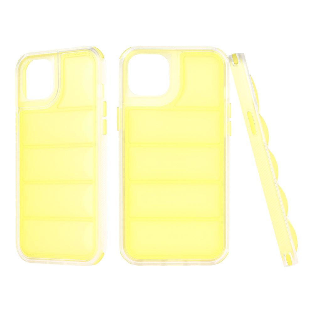 Funda para Apple iPhone 15 Plus, Techsuit, Wave Shield, Amarilla