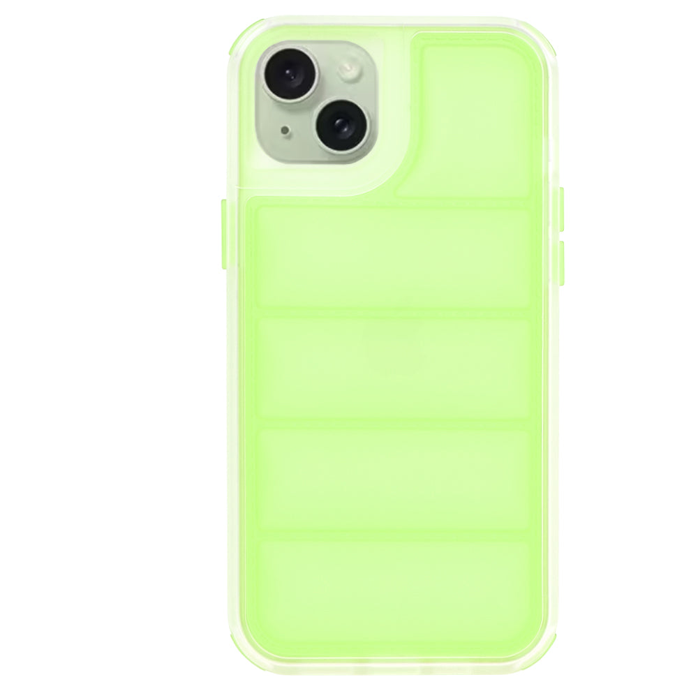 Funda para Apple iPhone 15 Plus, Techsuit, Wave Shield, Verde