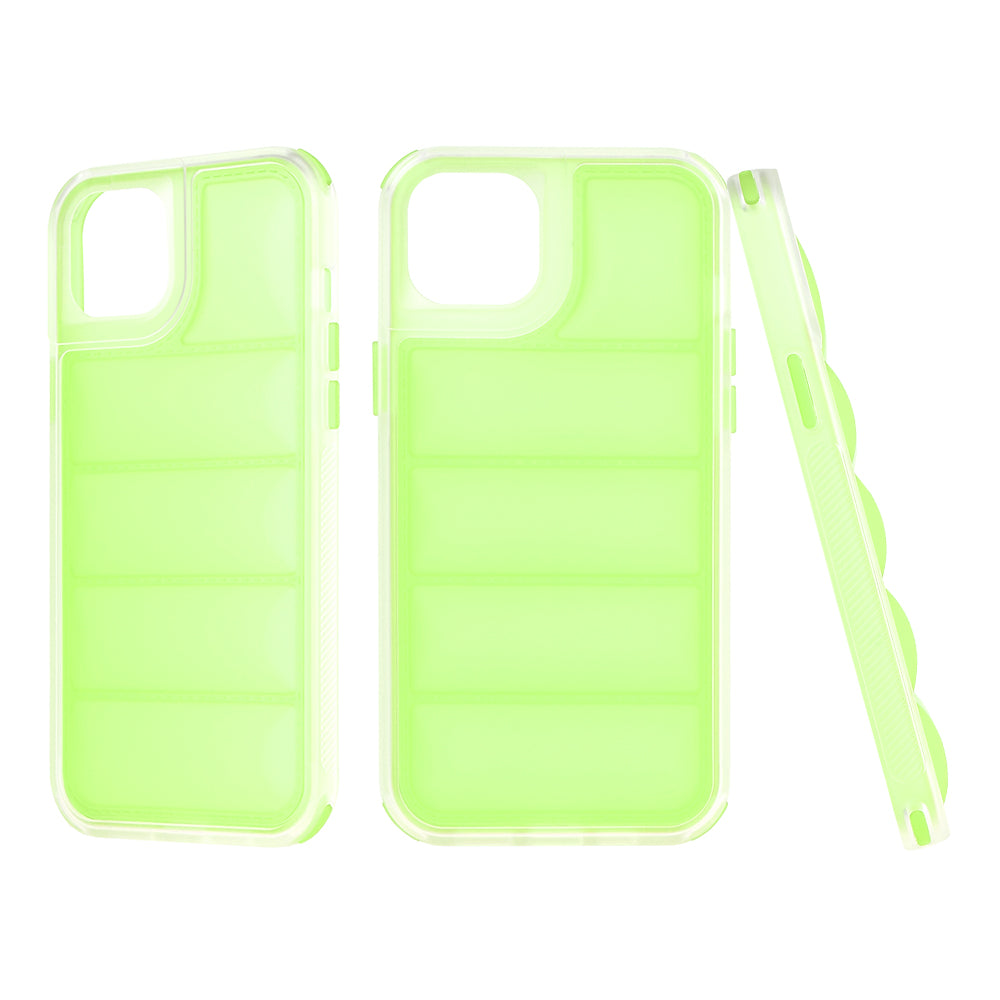 Funda para Apple iPhone 15 Plus, Techsuit, Wave Shield, Verde