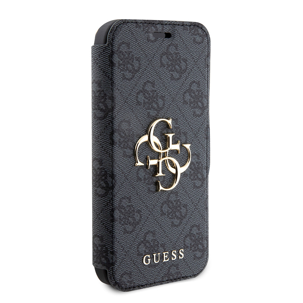 Funda para Apple iPhone 15 Pro, Guess, 4G Book, Gris