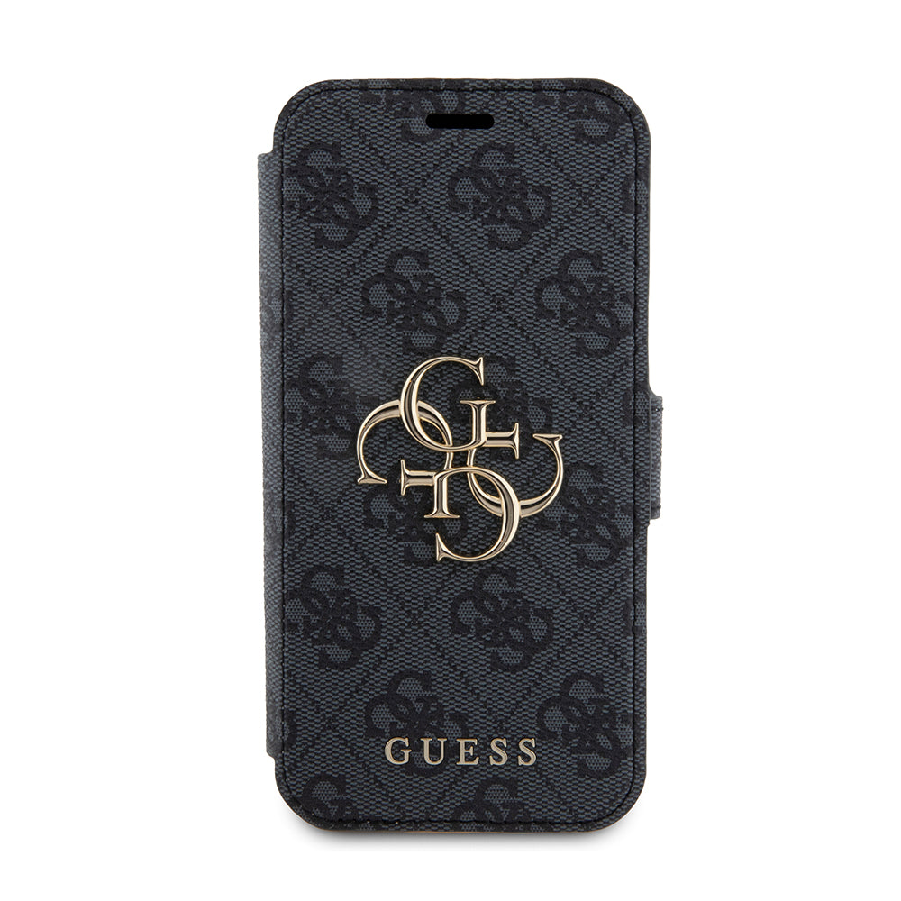 Funda para Apple iPhone 15 Pro, Guess, 4G Book, Gris
