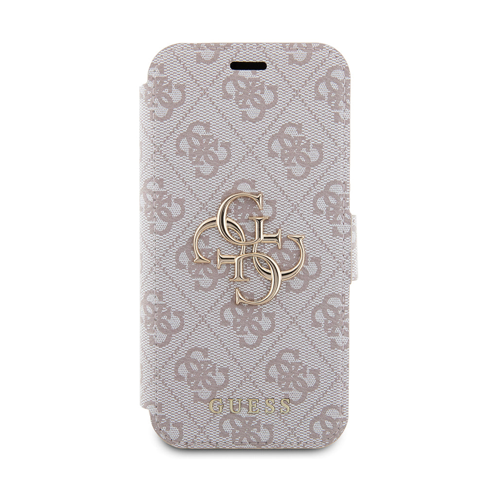 Funda para Apple iPhone 15 Pro, Guess, 4G Book, Rosa