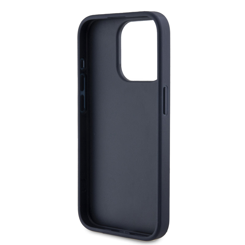 Funda para Apple iPhone 15 Pro, Guess, 4G Triangle Logo, Azul