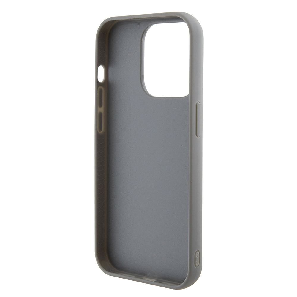Funda para Apple iPhone 15 Pro, Guess, Sequin Script Metal, Plateada