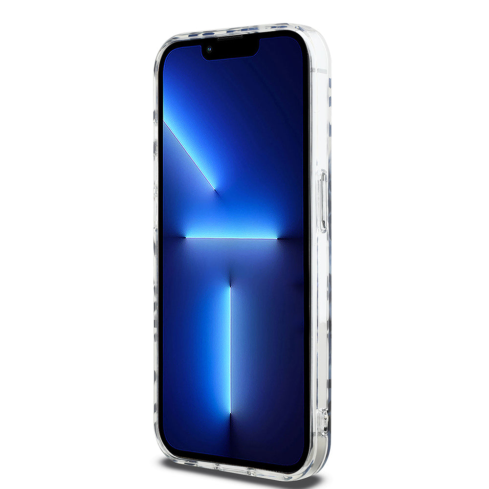 Funda para Apple iPhone 15 Pro, Karl Lagerfeld, IML Electroplated Repeated Logo, Dorada