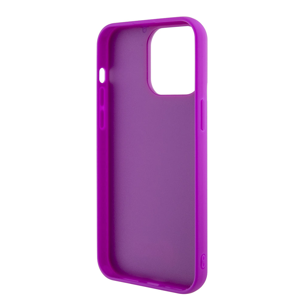 Funda para Apple iPhone 15 Pro Max, Guess, Disco Metal Script, Fucsia