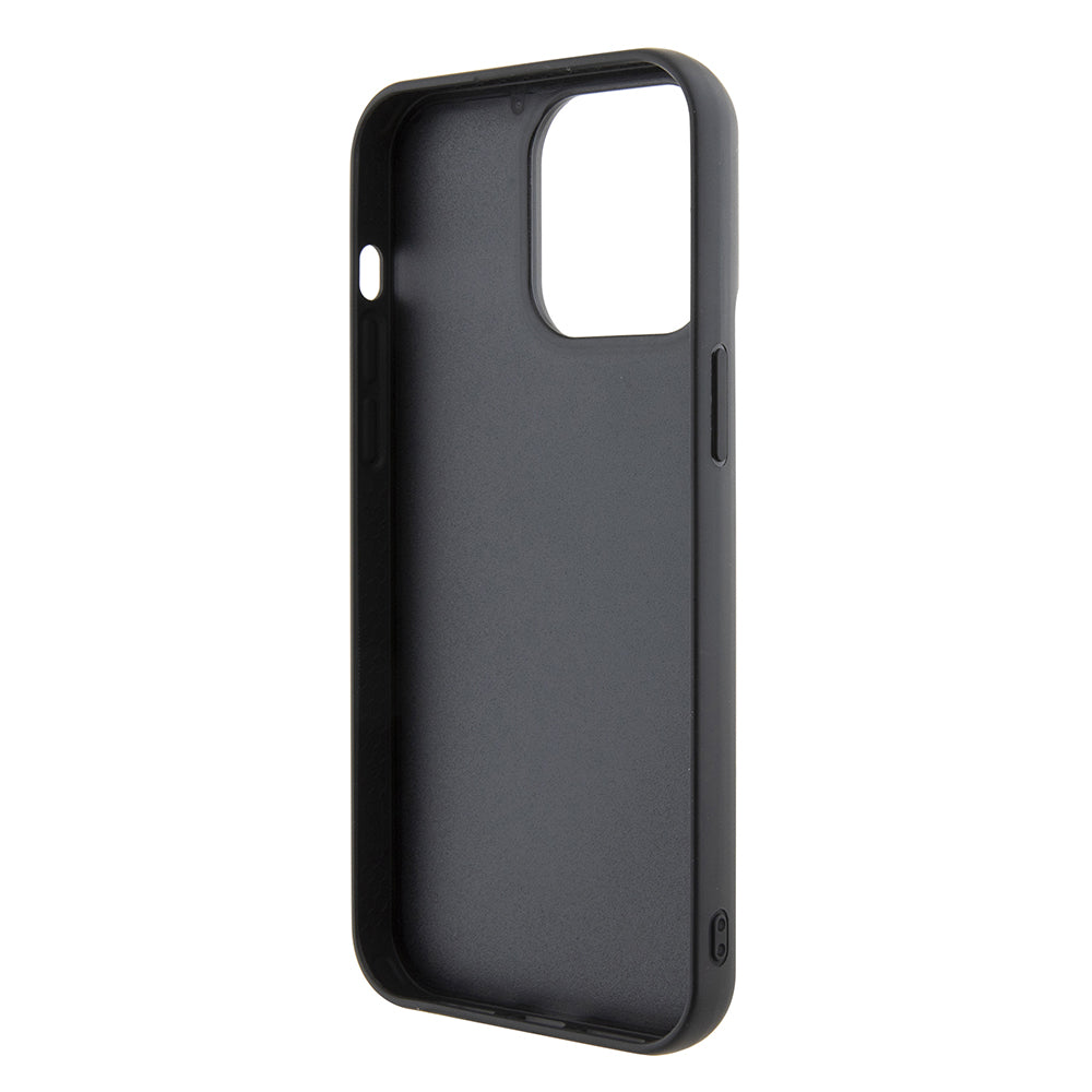 Funda para Apple iPhone 15 Pro Max, Guess, Sequin Script Logo, Negra GUHCP15XPSFDGSK