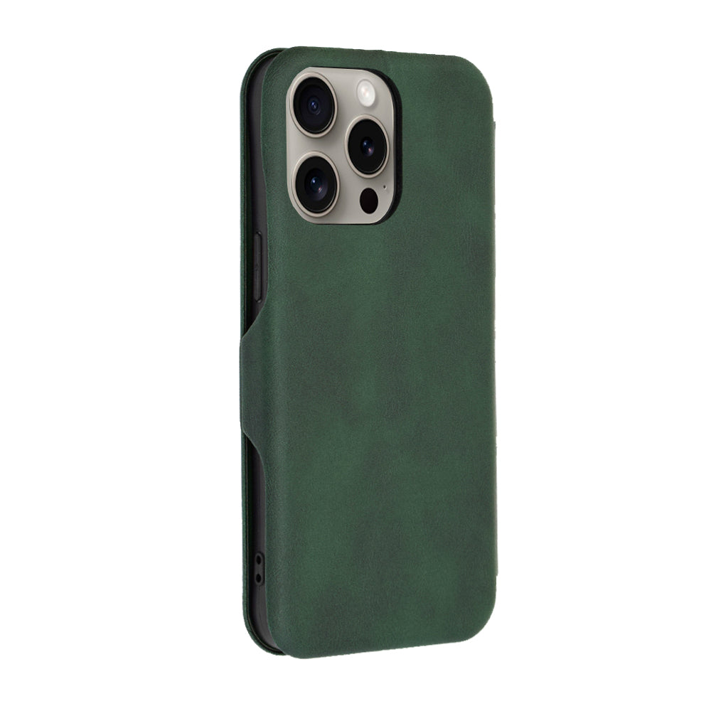 Funda para Apple iPhone 15 Pro Max, Techsuit, Safe Wallet Plus, Verde