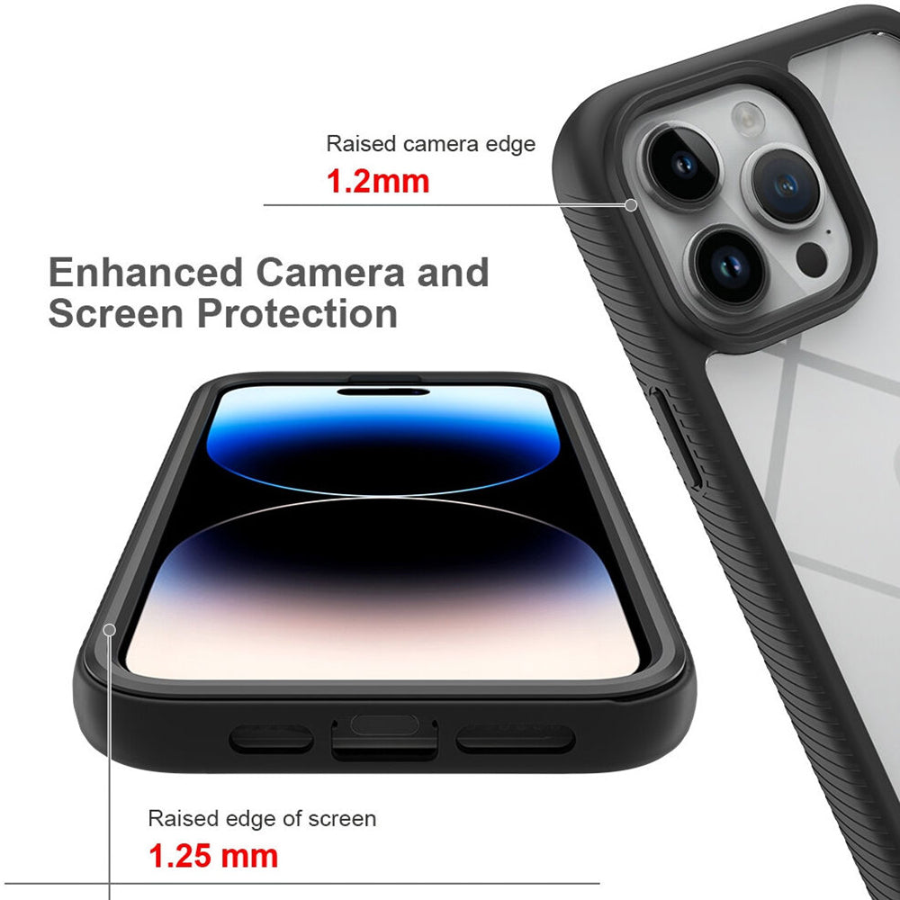 Funda para Apple iPhone 15 Pro, Techsuit, Defense360 Pro, Negra