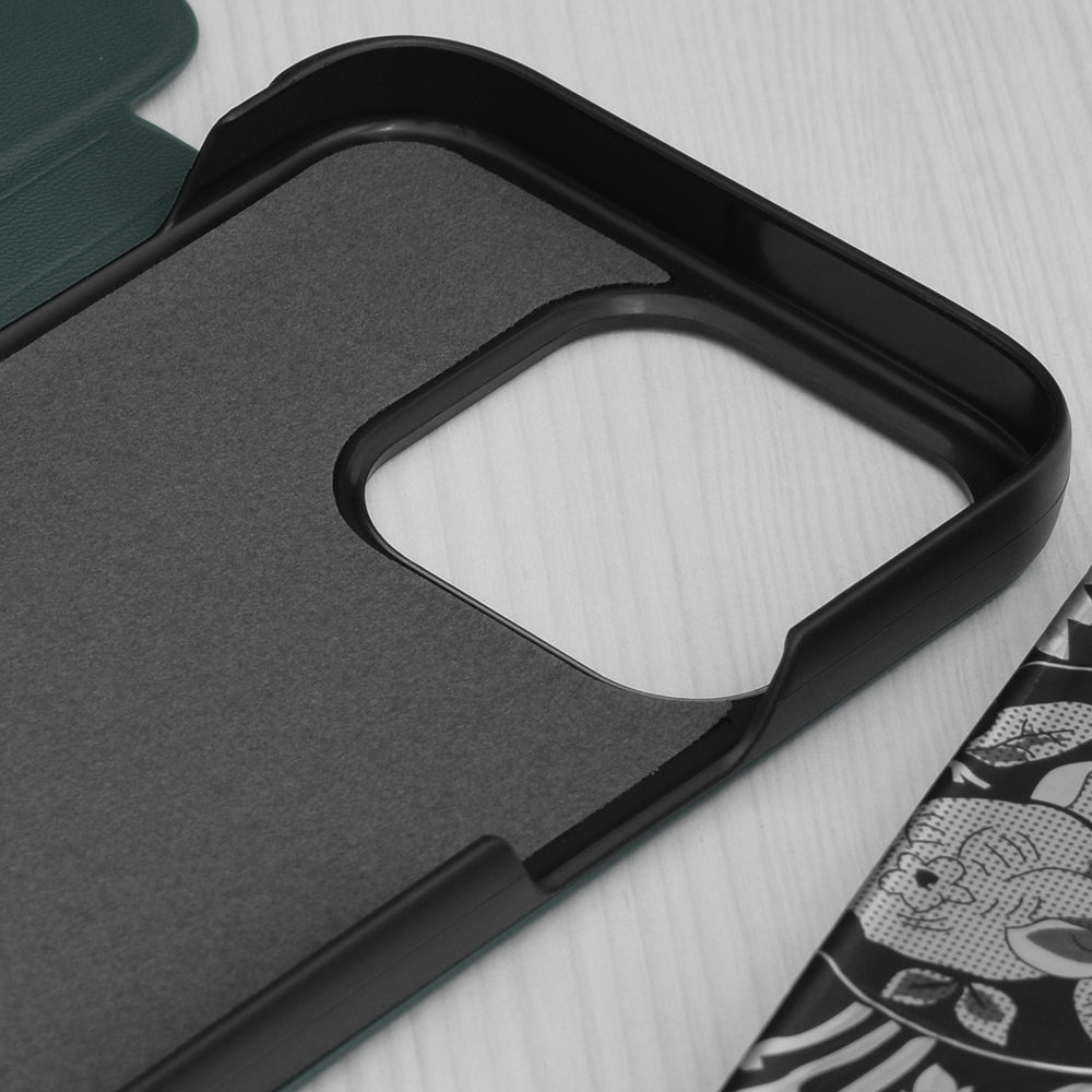 Funda para Apple iPhone 15 Pro, Techsuit, eFold, Verde