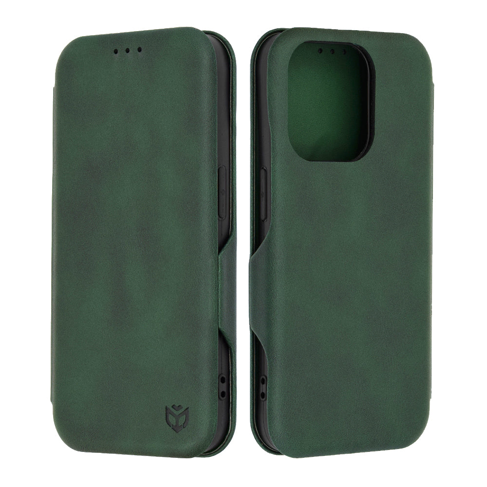 Funda para Apple iPhone 15 Pro, Techsuit, Safe Wallet Plus, Verde