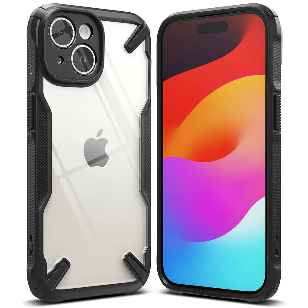 Funda para Apple iPhone 15, Ringke, Fusion X, Negra