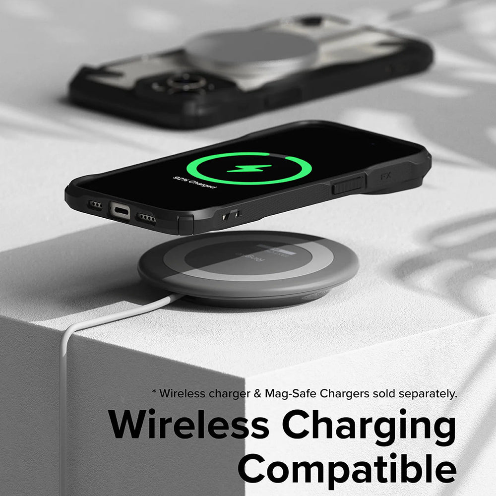 Funda para Apple iPhone 15, Ringke, Fusion X, Negra