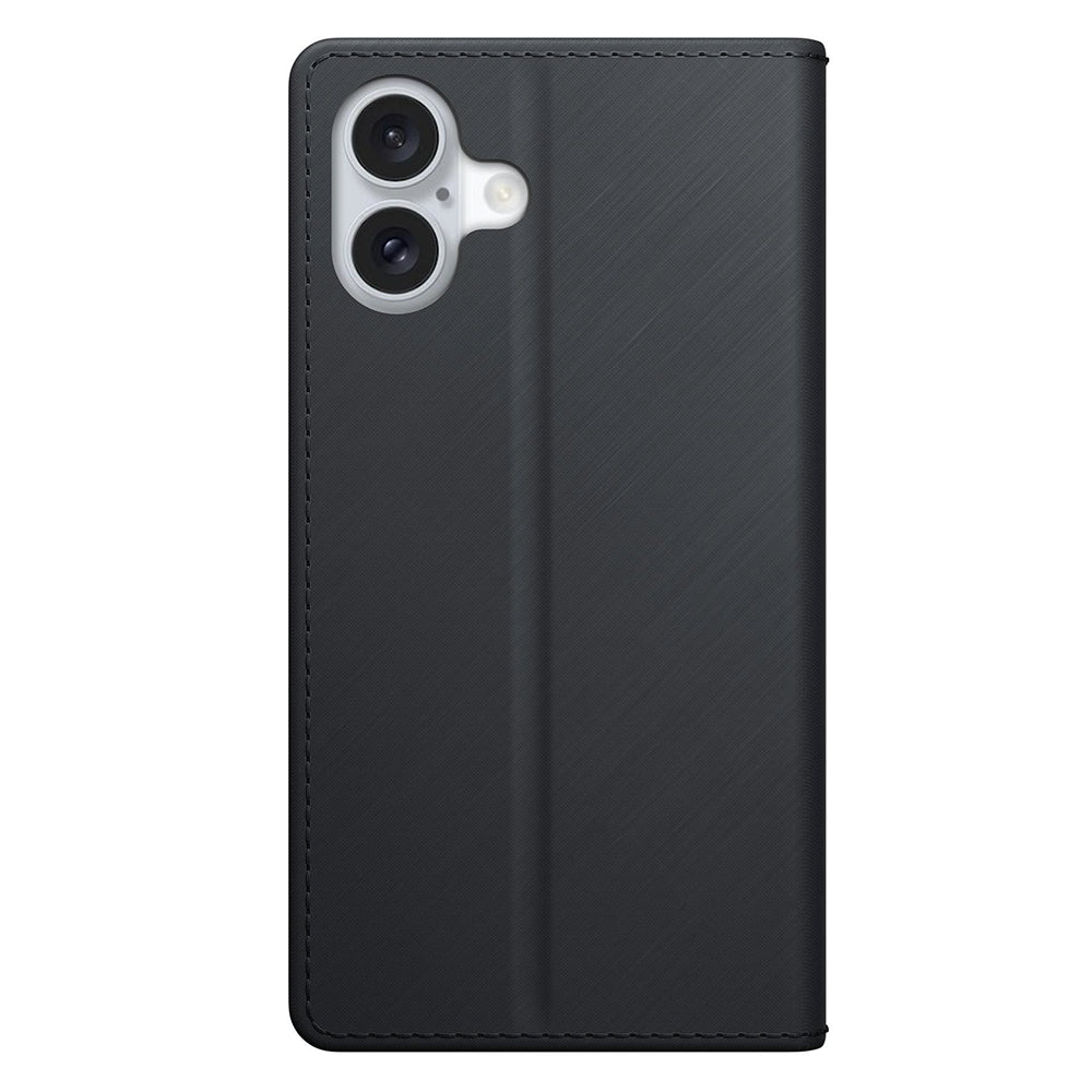 Funda para Apple iPhone 16, 3MK, Cartera, Negra