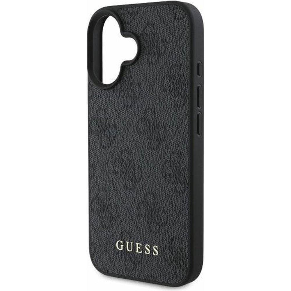 Funda para Apple iPhone 16, Guess, 4G Classic, Negra