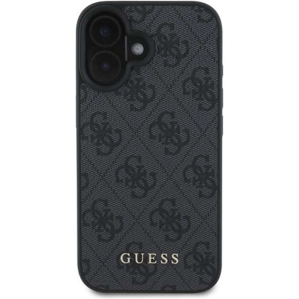 Funda para Apple iPhone 16, Guess, 4G Classic, Negra
