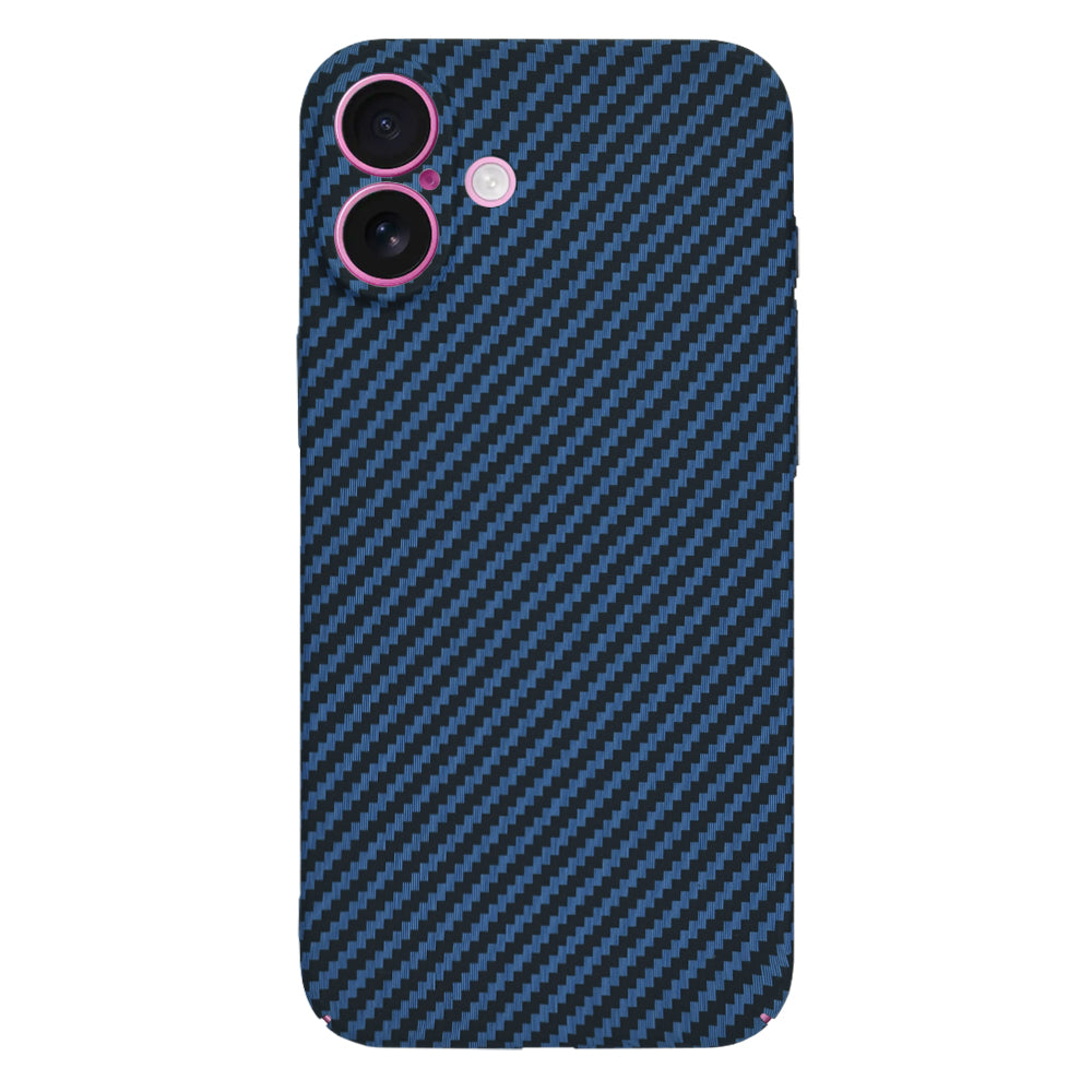 Funda para Apple iPhone 16 Plus, Techsuit, Carbonite FiberShell, Turquesa