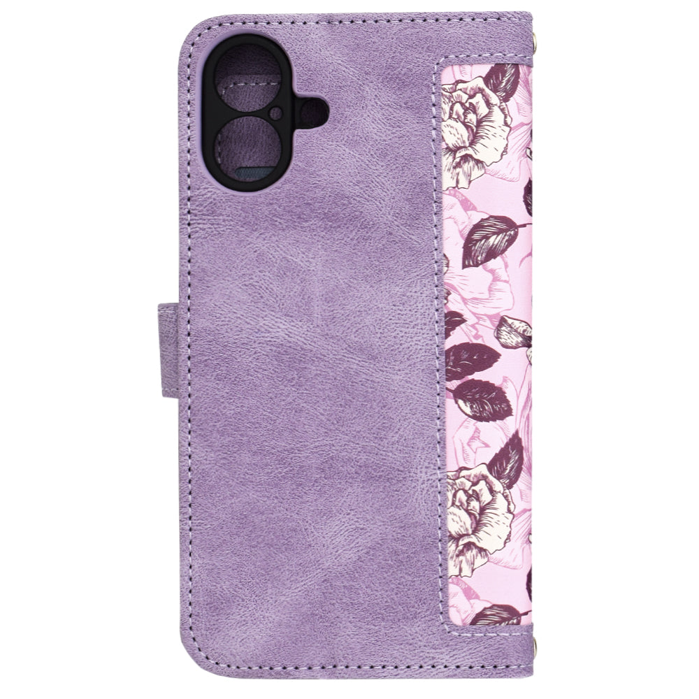 Funda para Apple iPhone 16 Plus, Techsuit, FlipCraft, Morado