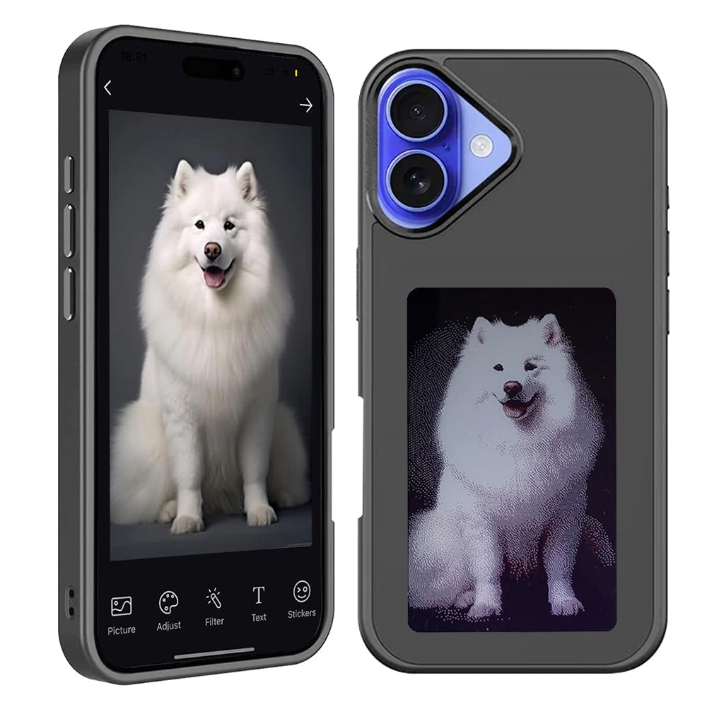 Funda para Apple iPhone 16 Plus, Techsuit, SmartScreen NFC, Negra