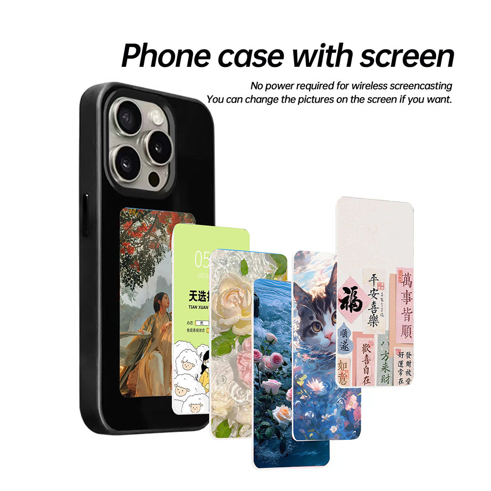 Funda para Apple iPhone 16 Plus, Techsuit, SmartScreen NFC, Negra