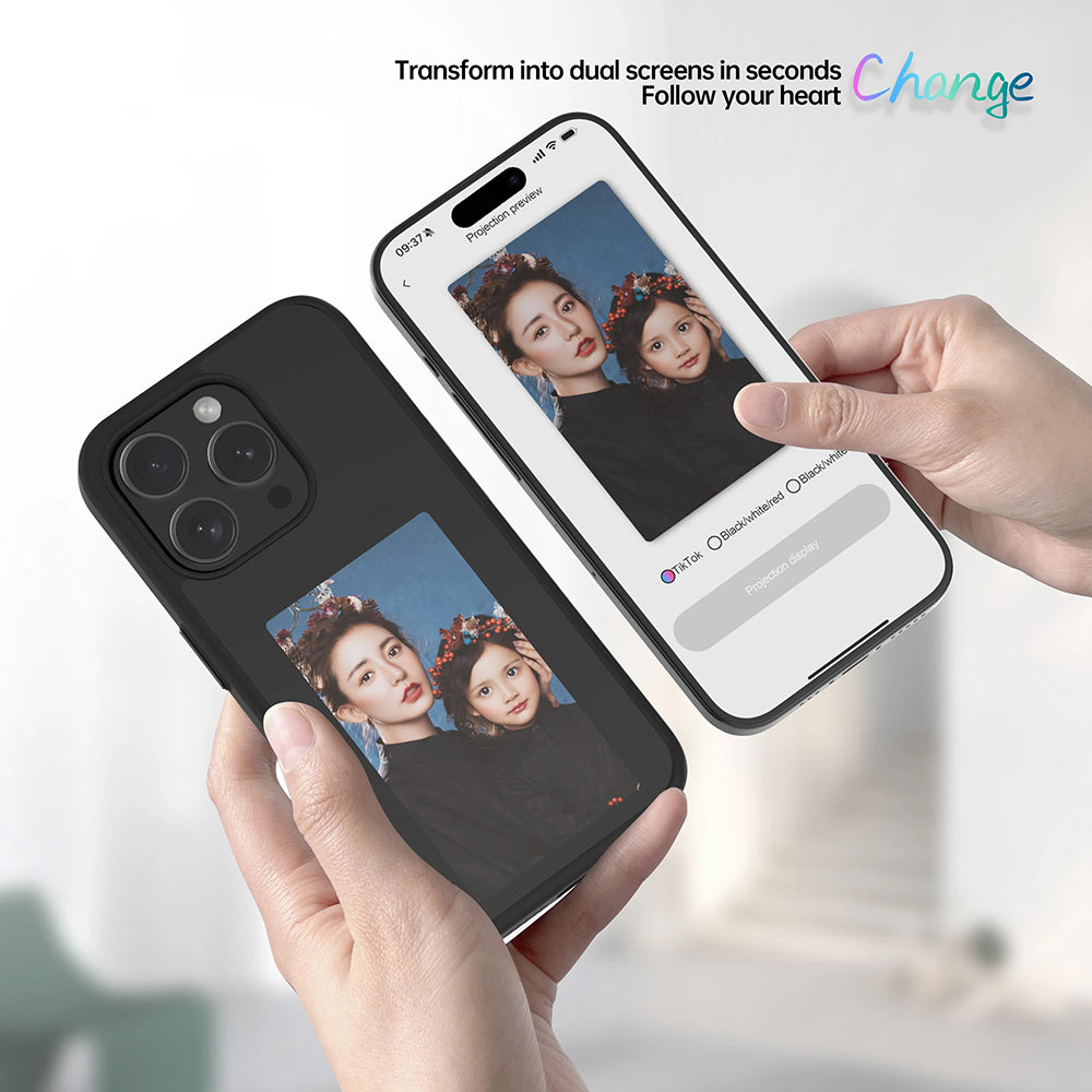 Funda para Apple iPhone 16 Plus, Techsuit, SmartScreen NFC, Negra