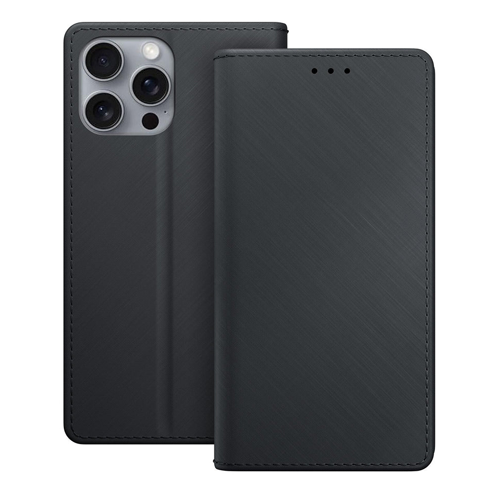 Funda para Apple iPhone 16 Pro, 3MK, Cartera, Negra