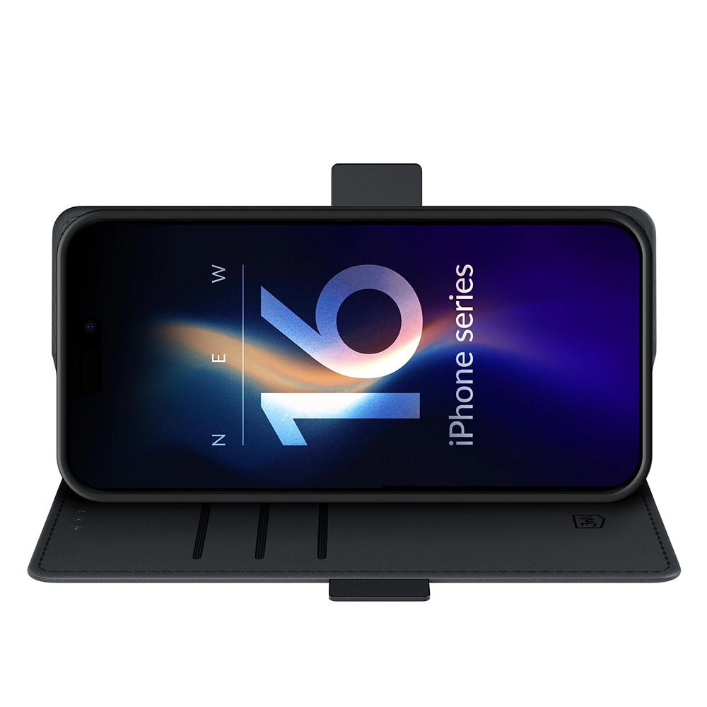 Funda para Apple iPhone 16 Pro Max, 3MK, Cartera, Negra