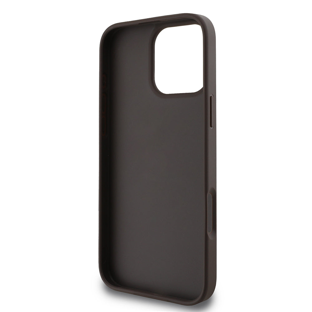 Funda para Apple iPhone 16 Pro Max, Guess, 4G Classic, Negra