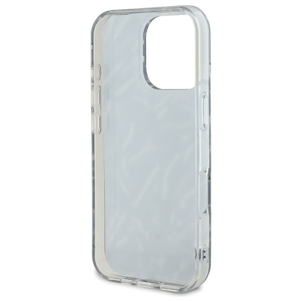 Funda para Apple iPhone 16 Pro Max, Karl Lagerfeld, Zebra with Cord Strap, Morado