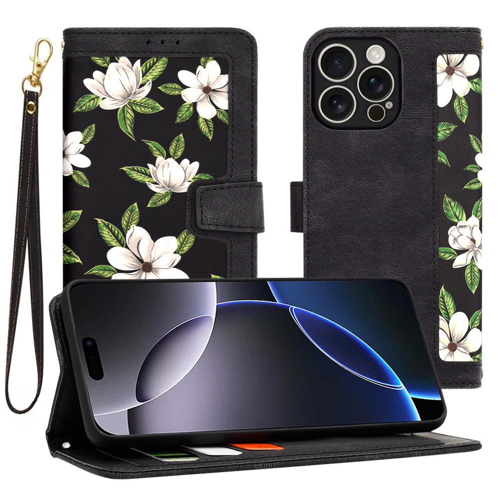 Funda para Apple iPhone 16 Pro Max, Techsuit, FlipCraft, Negra