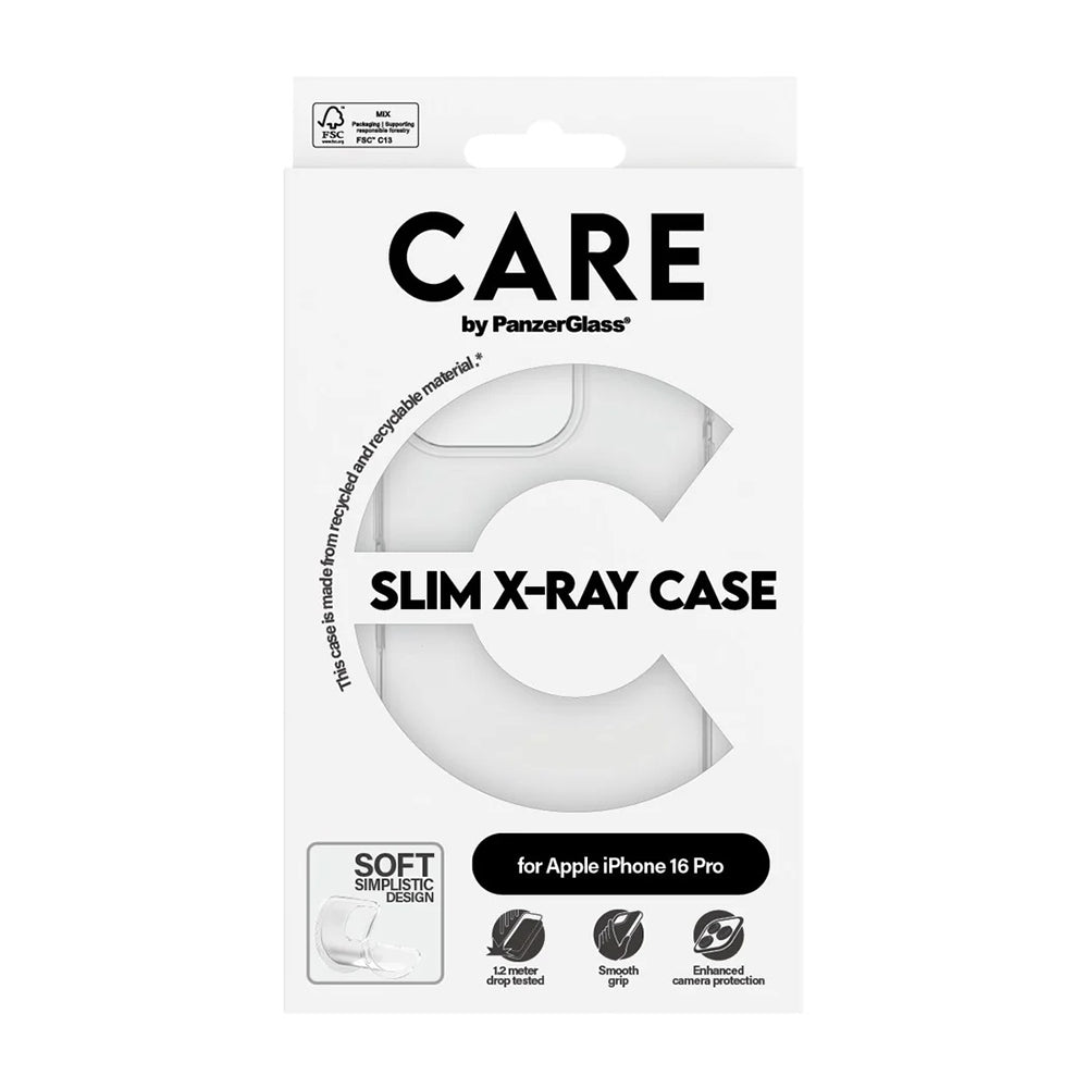 Funda para Apple iPhone 16 Pro, PanzerGlass, Care Fashionable, Transparente