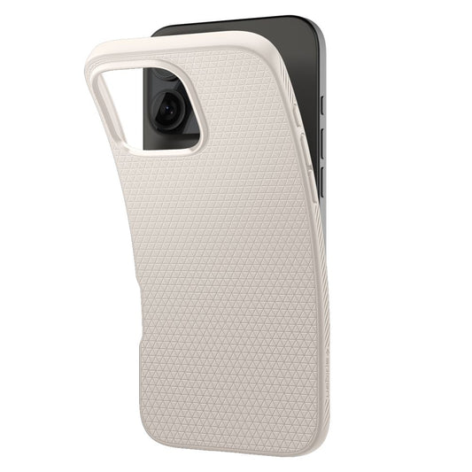 Funda para Apple iPhone 16 Pro, Spigen, Liquid Air, Beige ACS08120