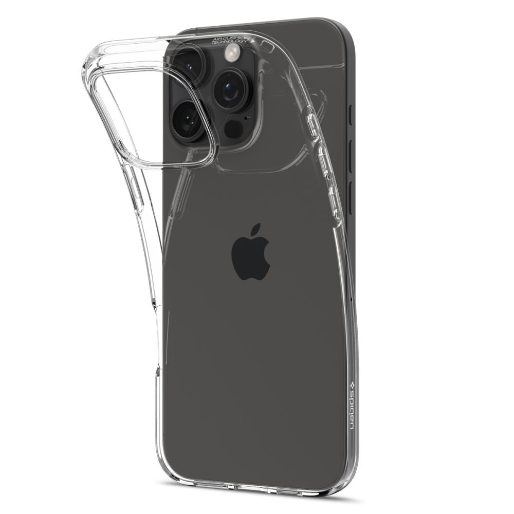 Funda para Apple iPhone 16 Pro, Spigen, Liquid Crystal, Transparente ACS08112