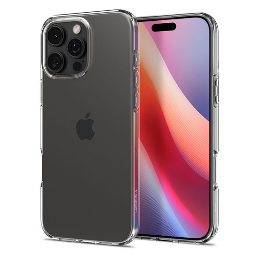 Funda para Apple iPhone 16 Pro, Spigen, Liquid Crystal, Transparente ACS08112