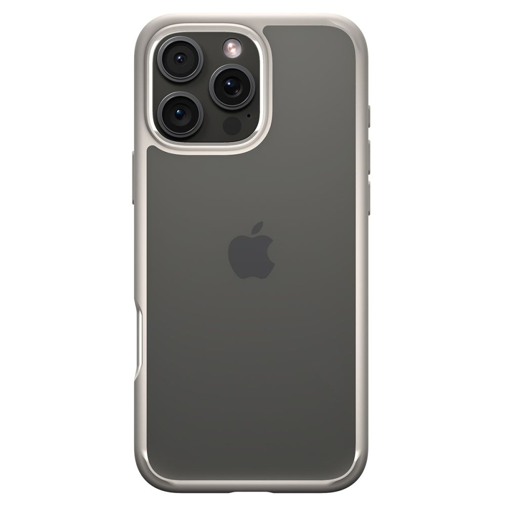 Funda para Apple iPhone 16 Pro, Spigen, Ultra Hybrid, Beige ACS08127