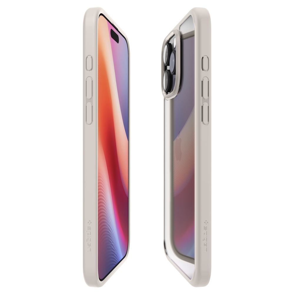 Funda para Apple iPhone 16 Pro, Spigen, Ultra Hybrid, Beige ACS08127
