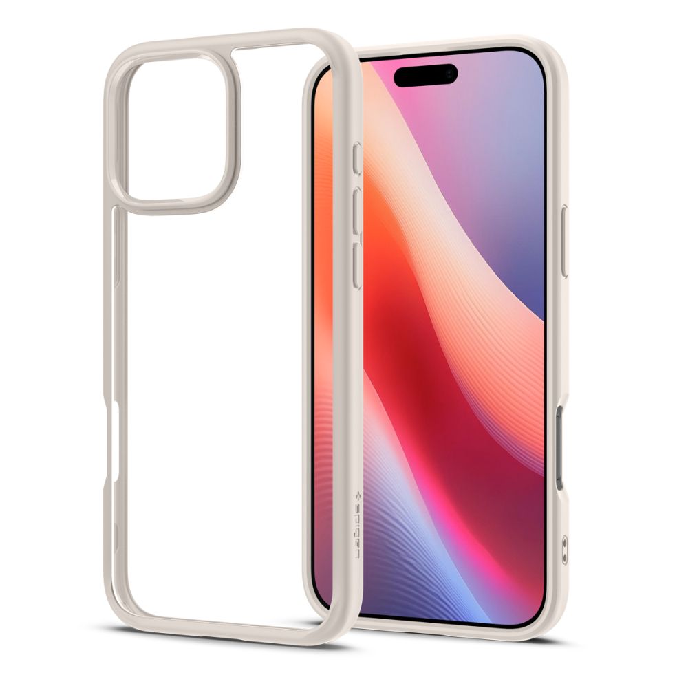 Funda para Apple iPhone 16 Pro, Spigen, Ultra Hybrid, Beige ACS08127