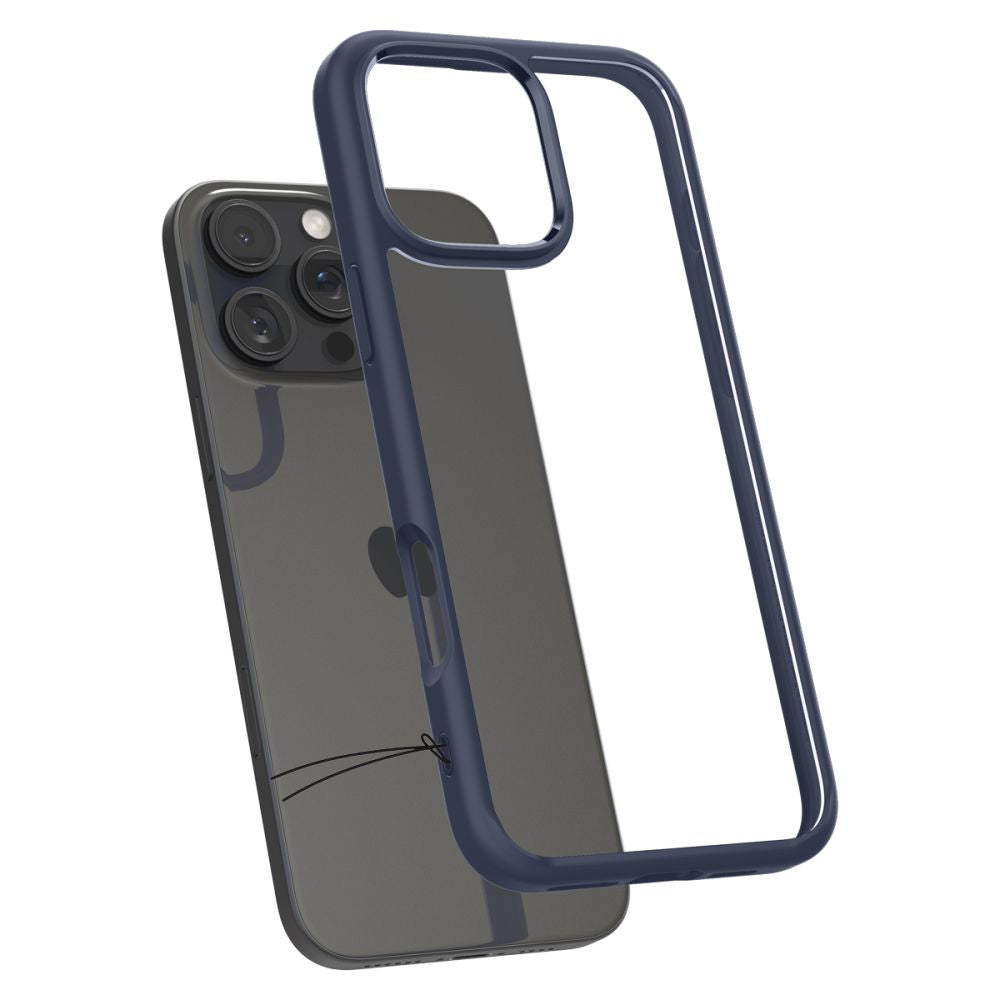 Funda para Apple iPhone 16 Pro, Spigen, Ultra Hybrid, Azul Marino ACS08126