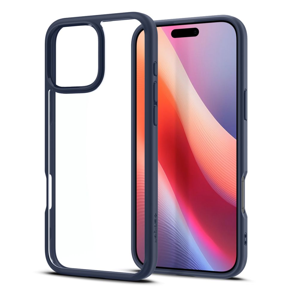 Funda para Apple iPhone 16 Pro, Spigen, Ultra Hybrid, Azul Marino ACS08126