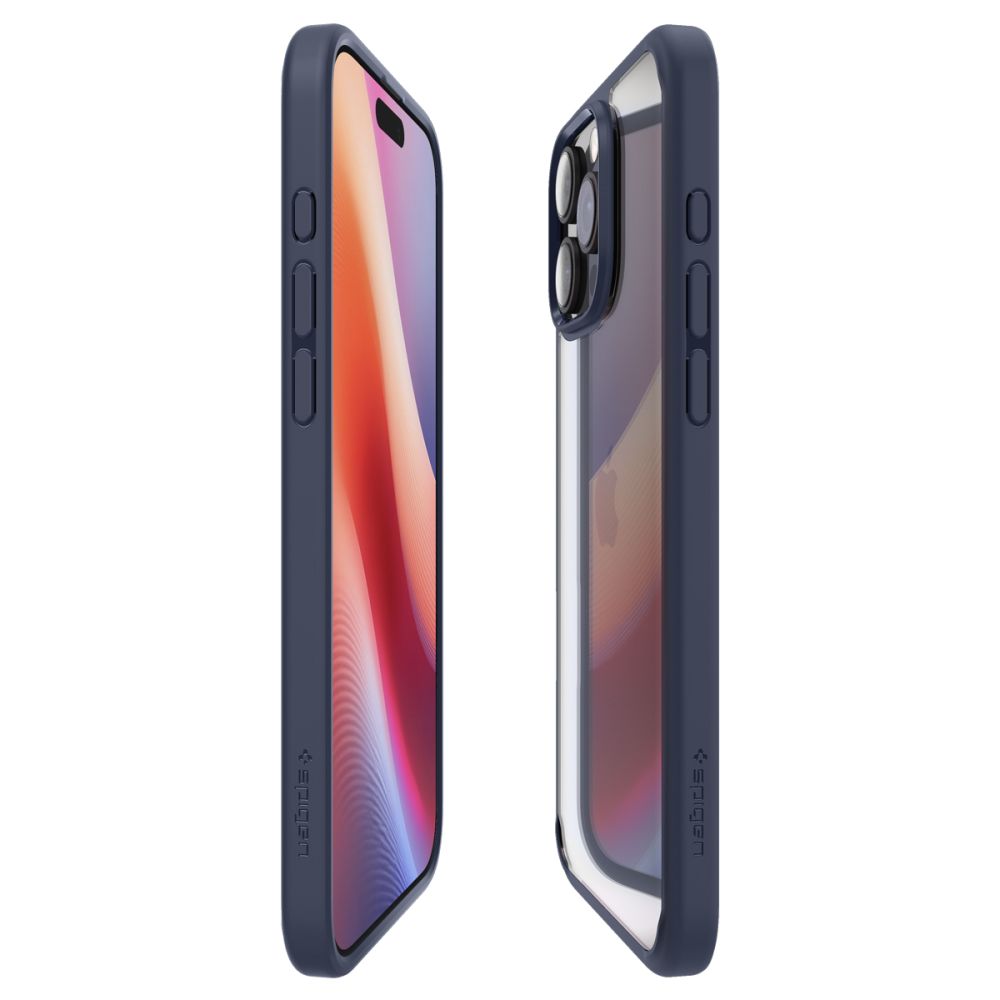 Funda para Apple iPhone 16 Pro, Spigen, Ultra Hybrid, Azul Marino ACS08126