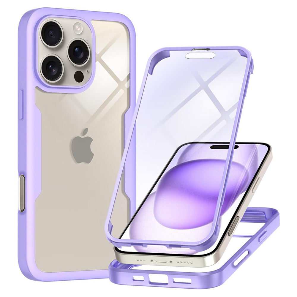 Funda para Apple iPhone 16 Pro, Techsuit, ColorVerse 360, Morado