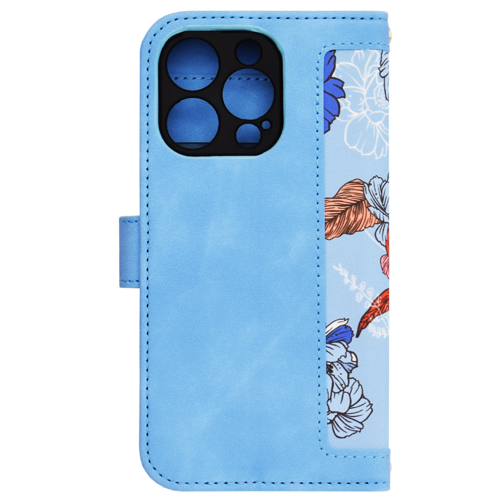 Funda para Apple iPhone 16 Pro, Techsuit, FlipCraft, Azul