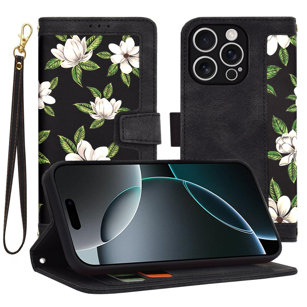 Funda para Apple iPhone 16 Pro, Techsuit, FlipCraft, Negra
