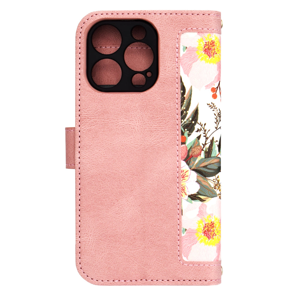 Funda para Apple iPhone 16 Pro, Techsuit, FlipCraft, Rosa